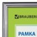 Рамка 21х30 см, пластик, багет 20 мм, BRAUBERG "HIT3", серебро, стекло, 390991