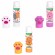 Клей-карандаш "Лапки" Cat Paw, 9 г, фигурный колпачок, 3 шт. на блистере, BRAUBERG KIDS, 271982