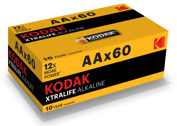 Б0029222 Батарейки Kodak LR6-60 (4S) colour box XTRALIFE Alkaline [KAA-60] (60/720/20160)