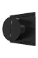 SLIM 4C Obsidian Вентилятор накладной SLIM D100 обратный клапан Obsidian DICITI