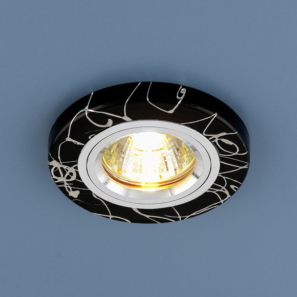 Точечный светильник 2050 MR16 BK/SL черный/серебро