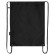 Мешок для обуви BRAUBERG плотный, карман на молнии, подкладка, 43х33 см, Total Black, 272427