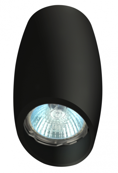 Б0054389 Светильник настенно-потолочный спот ЭРА OL20 BK MR16/GU10, черный