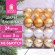 Шары ёлочные 24 шт., 5 см, "Eden Colors", пластик, цвет: золотистый/жемчужный, ЗОЛОТАЯ СКАЗКА, 591976