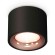 Комплект накладного светильника Ambrella light Techno Spot XS7511025 SBK/PPG черный песок/золото розовое полированное (C7511, N7015)