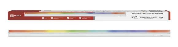 4690612057750 Светильник сд СПБ-Т5-RGBW 7Вт 230B red-green-blue-4000K 600мм IN HOME