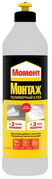 Б0023053 1898437 Момент Полимерный клей «Момент Монтаж», 0,5 л (12/576)