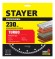 STAYER TURBO, 230 мм, (22.2 мм, 7 х 3.1 мм), сегментированный алмазный диск, Professional (3662-230)