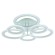 Потолочная светодиодная люстра Profit Light 8086/3+3 WHT A