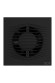 SLIM 5C Matt black Вентилятор накладной SLIM D125 обратный клапан Matt black DICITI