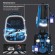 Ранец BRAUBERG PREMIUM, 2 отделения, с брелоком, "Night race", 3D-панель, 38х29х16 см, 272014
