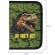 Пенал BRAUBERG, 1 отделение, 1 откидная планка, полиэстер, 21х14 см, "Dino attack", 272324