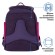 Рюкзак BRAUBERG CLASSIC, легкий каркас, премиум материал, Graceful cat, фиолетовый, 37х32х21 см, 270087