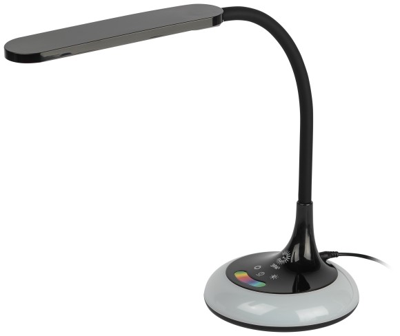 NLED-481-10W-BK Настольный светильник ЭРА NLED-481-10W-BK светодиодный с RGB ночником черный