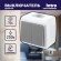 Б0050943 Выключатель Intro Atlantic 5-104-03 двойной, 10А-250В, IP54, открытой установки, серый