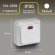Б0053741 Выключатель Intro Quadro 2-102-01 одноклавишный с подсветкой, 10А-250В, IP20, ОУ, белый