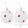 Шары ёлочные НАБОР 40 шт., 8 см/4 см, "Red&White", красные/белые, пластик, ЗОЛОТАЯ СКАЗКА, 592167