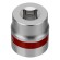 Набор универсальных торцевых головок 3/8", Spline, CrV, 8-19мм, 10 штук Matrix