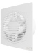 SLIM 5C Matt white Вентилятор накладной SLIM D125 обратный клапан Matt white DICITI
