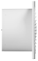 SLIM 5C Matt white Вентилятор накладной SLIM D125 обратный клапан Matt white DICITI