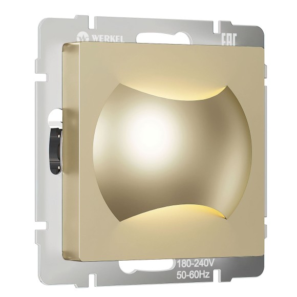 Werkel W1154511 Подсветка LED встраиваемая МУН (шампань) W1154511