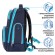 Рюкзак BRAUBERG CLASSIC, легкий каркас, премиум материал, Speed, синий, 37х32х21 см, 270088