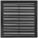 Решетка вентиляционная Вентс МВ 150-1С, 192х192 мм, цвет черный