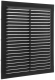Решетка вентиляционная Вентс МВ 150-1С, 192х192 мм, цвет черный