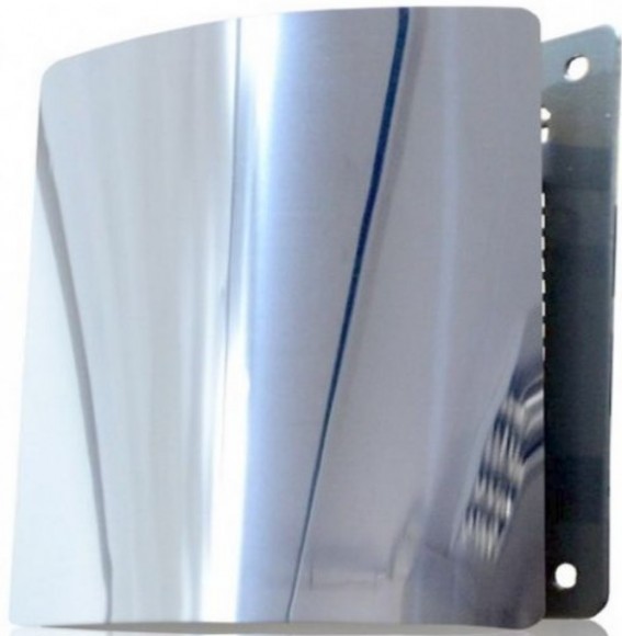Решетка на магнитах серии РД-200-Н с декоративной панелью из нержавеющей стали 200-200 мм