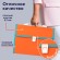 Папка-портфель пластиковая BRAUBERG "JOY", А4 (330х245х35 мм), 13 отделений, с окантовкой, оранжевая, 227975