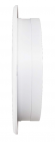 10РКНЗП белая вентиляционная пластиковая наружная решетка D 130 с фланцем D 100