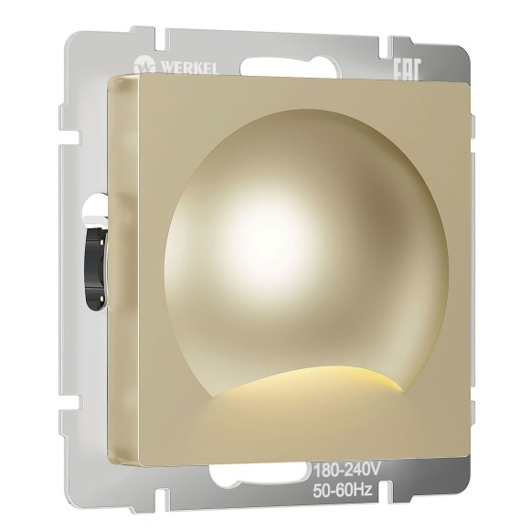Werkel W1154411 Встраиваемая LED подсветка МУН (шампань) W1154411