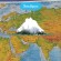 Карта мира физическая 199х134 см, 1:15,5М, с ламинацией, интерактивная, в тубусе, BRAUBERG, 112389