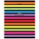 Тетрадь А5, 96 л., BRAUBERG, скоба, клетка, глянцевая ламинация, "Color Stripes", 404430