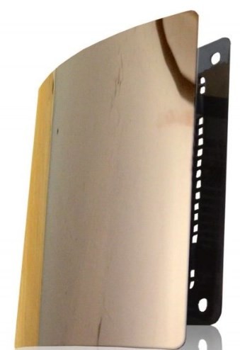 Решетка на магнитах серии РД-140-М с декоративной панелью 140-140 мм (Медь)