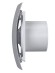 BREEZE 5C Gray metal Вентилятор накладной BREEZE D125 обратный клапан Gray metal DICITI