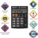 Калькулятор настольный BRAUBERG ULTRA-08-BK, КОМПАКТНЫЙ (154x115 мм), 8 разрядов, двойное питание, ЧЕРНЫЙ, 250507