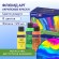Краски акриловые для техники "Флюид Арт" (POURING PAINT), 8 цветов по 120 мл, Цвета радуги, BRAUBERG ART, 192242