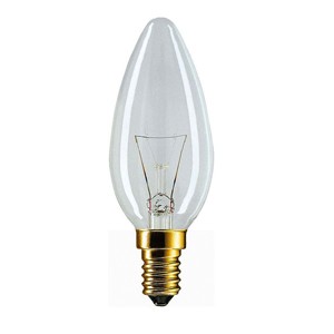 011671 Philips B35 60W E14 230V свеча CL (10/100/7200)