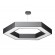 Светильник LED ЭРА Geometria SPO-123-B-40K-045 Hexagon 45Вт 4000К 2500Лм IP40 600*600*80 черный подвесной