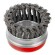 Щетка для УШМ Heavy Duty, 80 мм, М14, "чашка", крученая проволока 0.5 мм Matrix