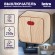 Б0036106 3-105-11 Intro Выключатель двойной с подсветкой, 10А-250В, IP20, ОУ, Polo, сосна (18/360/2880)