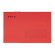 Подвесные папки A4/Foolscap (404х240 мм) до 80 л., КОМПЛЕКТ 10 шт., красные, картон, STAFF, 270936