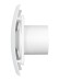 BREEZE 5C Matt White Вентилятор накладной BREEZE D125 обратный клапан Matt white DICITI