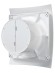BREEZE 5C Matt White Вентилятор накладной BREEZE D125 обратный клапан Matt white DICITI