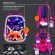 Ранец BRAUBERG PREMIUM, 2 отделения, с брелоком, "Cute fox", LED-ЛАМПОЧКИ, 38х29х16 см, 272019
