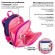 Ранец BRAUBERG PREMIUM, 2 отделения, с брелоком, "Cute fox", LED-ЛАМПОЧКИ, 38х29х16 см, 272019