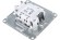 Выключатель одноклавишный проходной (вкл/выкл из 2-мест) Schneider Electric Glossa белый GSL000161