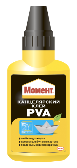 1765085 Клей Момент 1765085 канцелярский ПВА 50 гр.