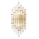 Настенный светильник Crystal Lux Saragosa AP2 Brass/Transparente